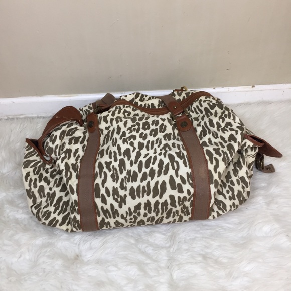 Betsey Johnson Animal Print Duffle Bag - Picture 6 of 7